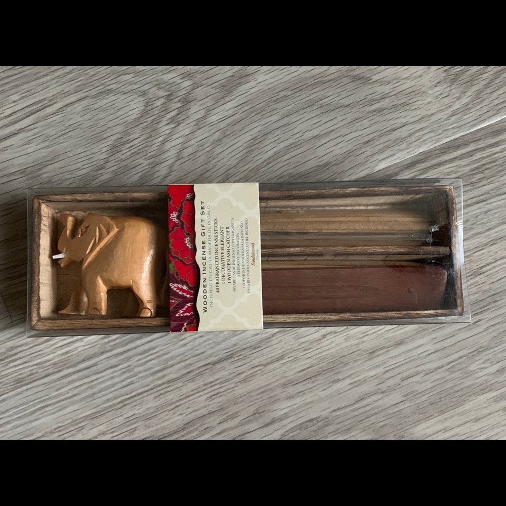 *Wooden Incense Kit